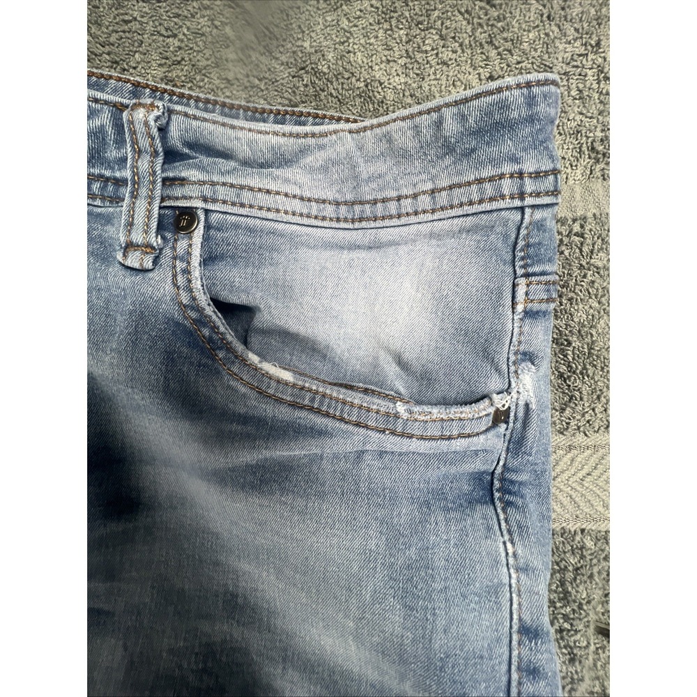 The Perfect Jeans Nyc Slim Fit Mens Size 40x30 Medium Wash Denim Pants‎ Stretch - Picture 5 of 14